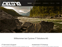 Tablet Screenshot of cyclone.ch